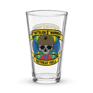2nd Battalion 5th Marines Full Color Pint Glass